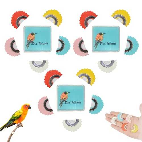 Vogel-Zwitscherspielzeug, Vogel-Zwitscherpfeife, Vogelpfeife, Verrückte Pfeife, Oral-Stunts, Tricks, Gag-Zwitscher-Geräuschmacher (3set) von XUANXUANQZ