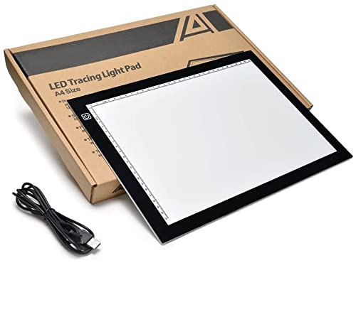 LED Leuchttisch A3 für 5D Diamond Painting Zubehör Einstellbare Helligkeit und Speicher-Touch-Taste Diamant Painting Lichtplatten 5mm Ultradünne Zeichenbrett Led Licht Pad A3 mit USB-Kabel und Skala LED Leuchttisch A3 für 5D Diamond Painting Zubehör Einstellbare Helligkeit und Speicher-Touch-Taste Diamant Painting Lichtplatten 5mm Ultradünne Zeichenbrett Led Licht Pad A3 mit USB-Kabel und Skala von XUANYU