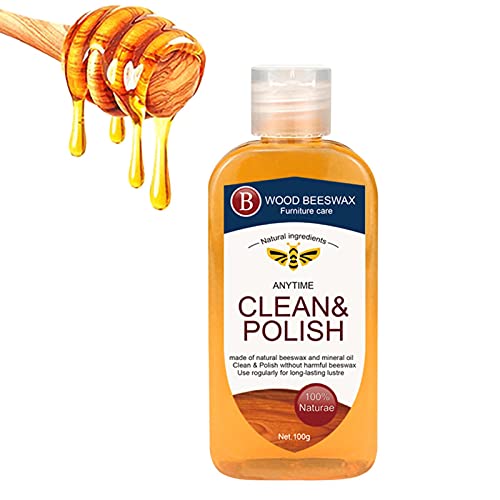 XUCHEN Natürliches Bienenwachs-Holzwachs, traditionelles Holzwachs, Mehrzweck-Bienenwachs-Reinigung von Möbeln und Möbelpflege für Holztüren, Tische, Stühle, Schränke 100g XUCHEN Natürliches Bienenwachs-Holzwachs, traditionelles Holzwachs, Mehrzweck-Bienenwachs-Reinigung von Möbeln und Möbelpflege für Holztüren, Tische, Stühle, Schränke 100g von XUCHEN