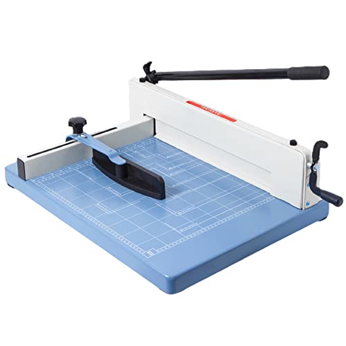 XUCS Papierschneider Schwerlast, A3/A4 Guillotine Trimmer mit Sicherheitsschutz, klare Schneidführungsraster, Metallbasis, für Fabrik, Schule, Bürozubehör XUCS Papierschneider Schwerlast, A3/A4 Guillotine Trimmer mit Sicherheitsschutz, klare Schneidführungsraster, Metallbasis, für Fabrik, Schule, Bürozubehör von XUCS