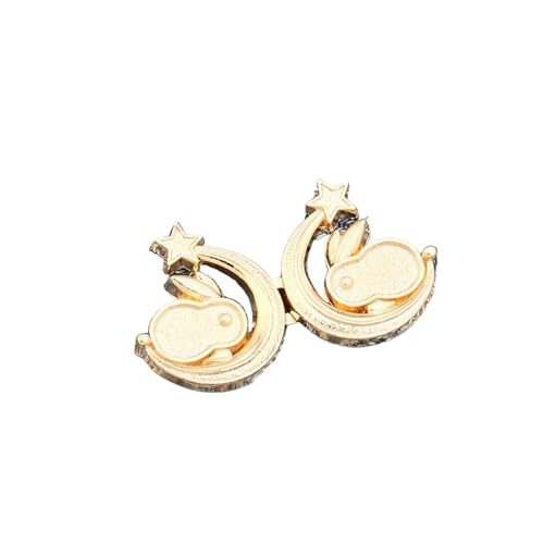6 stücke Taillenknopf for Frauen Rock Hosen Jeans Ornamente Verstellbarer Taillenclip Metallstifte Kleidungszubehör Abnehmbar(Style 7) von XUCZHAI