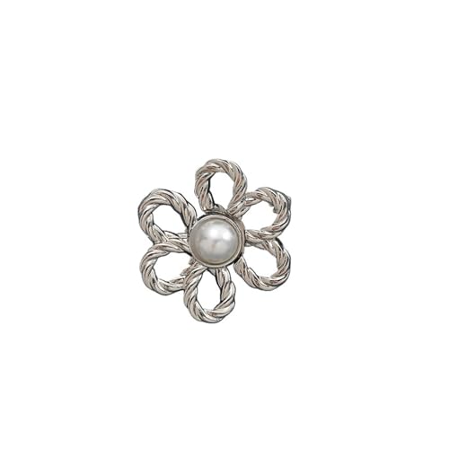 6-teiliger Knopfversteller for Hosenröcke, Taillenspanner, verstellbare Taillenschnalle for Jeans, kein Nähen erforderlich, Bekleidungszubehör(03-Silver) von XUCZHAI