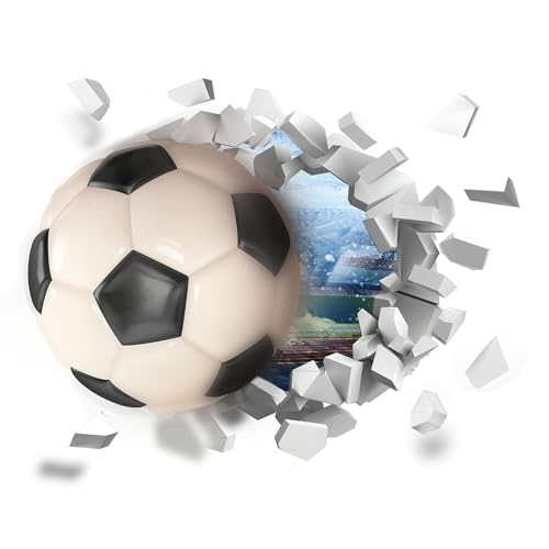 Breakthrough Wandtattoo Kinderzimmer Junge 3D Wandtattoo Fußball Poster Wandaufkleber FussballWandbild Videospiel Wandstikcer für Jugendzimmer Kinderzimmer Deko Breakthrough Wandtattoo Kinderzimmer Junge 3D Wandtattoo Fußball Poster Wandaufkleber FussballWandbild Videospiel Wandstikcer für Jugendzimmer Kinderzimmer Deko von XUEHOU