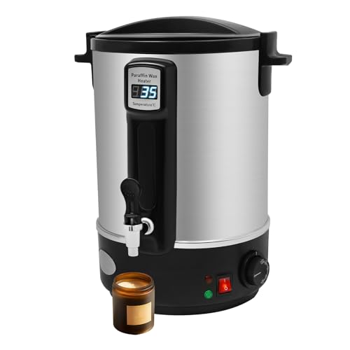 XUEMANSHOP Digital Wachsschmelztopf, 1100W 12L Wachsschmelzer, Einstellbare Temperatur 30-100°C, Non-Stick, für Paraffinwachs, Kokoswachs XUEMANSHOP Digital Wachsschmelztopf, 1100W 12L Wachsschmelzer, Einstellbare Temperatur 30-100°C, Non-Stick, für Paraffinwachs, Kokoswachs von XUEMANSHOP