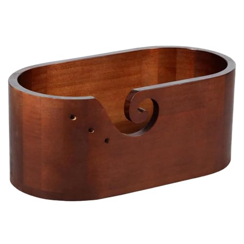 XUEYEGONGJI Garnschüssel 11x6x5in oval geformter Holzgarnhalter, der mehr Rollen kompakte stabile Vintage-Anti-Tangling-Häkelschale mit Mehreren Löchern zum Häkeln, Nähen, Häkeln hält XUEYEGONGJI Garnschüssel 11x6x5in oval geformter Holzgarnhalter, der mehr Rollen kompakte stabile Vintage-Anti-Tangling-Häkelschale mit Mehreren Löchern zum Häkeln, Nähen, Häkeln hält von XUEYEGONGJI