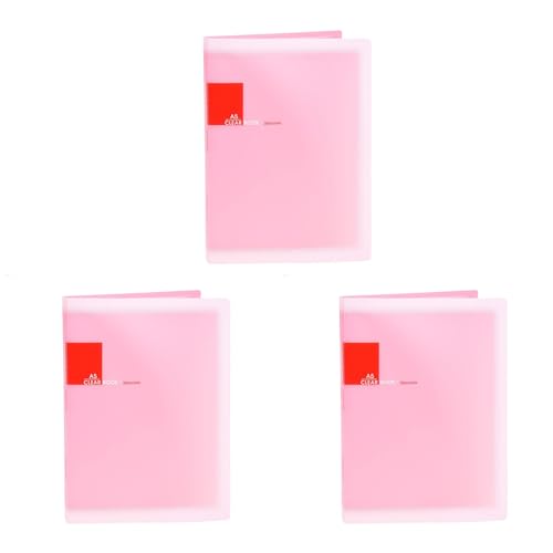3X Kunststoff A5-Papier 20 Pockets Datei Dokument Ordner Halter - Rosa 3X Kunststoff A5-Papier 20 Pockets Datei Dokument Ordner Halter - Rosa von XUJIAN