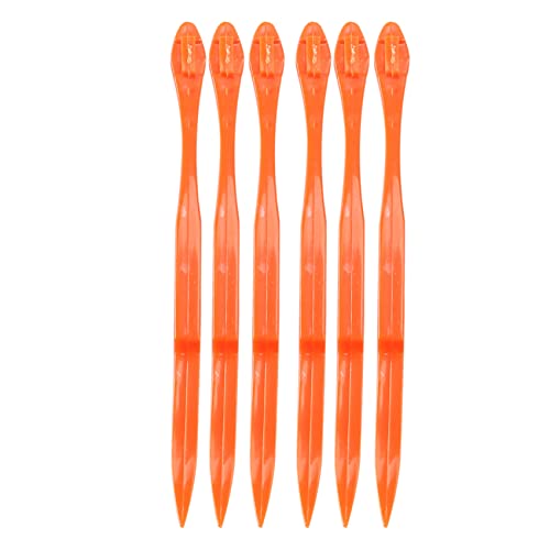 Orangenschäler, 6 Stück, Orange, Kunststoff Orangenschäler, 6 Stück, Orange, Kunststoff von XUJIAN