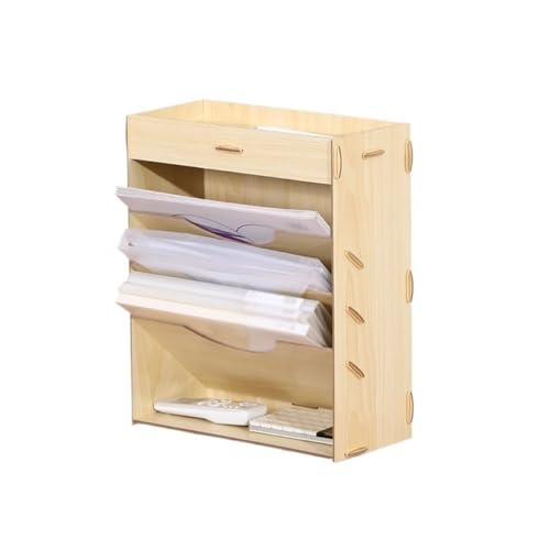 XUJUAN-0227 Datei-Organizer Dokumentenhalter, Mail-Organizer, Zeitschriftenablage, Ablage, Briefablagen(Beige) von XUJUAN-0227