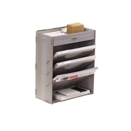 XUJUAN-0227 Datei-Organizer Dokumentenhalter, Mail-Organizer, Zeitschriftenablage, Ablage, Briefablagen(Grigio) von XUJUAN-0227