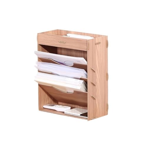 XUJUAN-0227 Datei-Organizer Dokumentenhalter, Mail-Organizer, Zeitschriftenablage, Ablage, Briefablagen(Natural) von XUJUAN-0227
