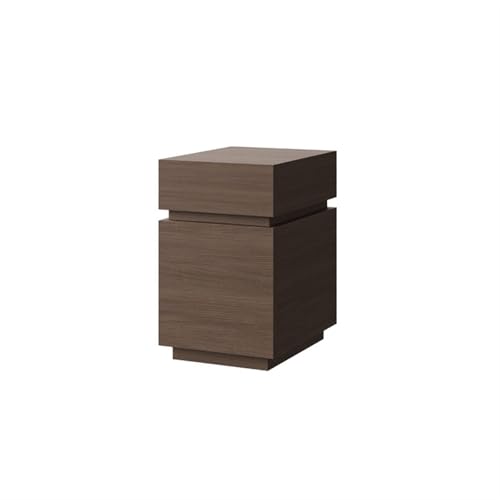 XUJUAN-0227 Kommode Holz-Aufbewahrungsschrank mit Schubladen Kleine Nachttische(Bruin) von XUJUAN-0227