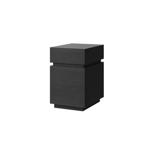 XUJUAN-0227 Kommode Holz-Aufbewahrungsschrank mit Schubladen Kleine Nachttische(Schwarz) von XUJUAN-0227