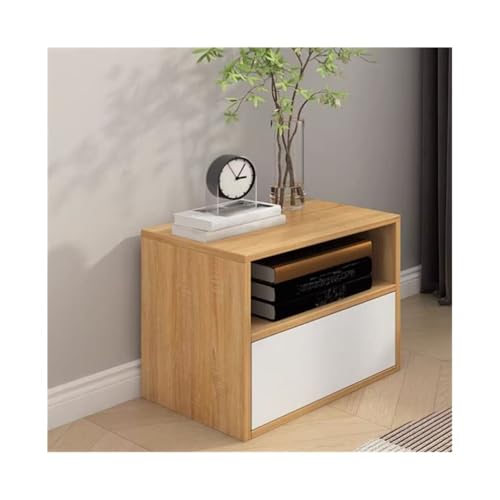 XUJUAN-0227 Kommode Nachttisch mit Zwei Schubladen, Aufbewahrung aus Holz for Wohnzimmer, Schlafzimmer, Arbeitszimmer von XUJUAN-0227