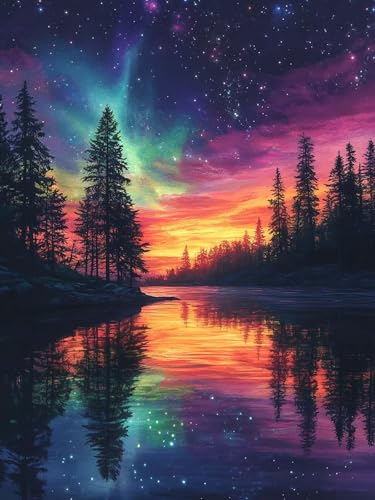 Diamond Painting Aurora Diamond Painting Erwachsene Bilder Abstrakt, Crystal Arts Mosaikherstellung Stickerei Kreuzstich Basteln Sets für Anfänger Kinder Mädchen Geschenk Home Wand Décor 60x80cm X-5 Diamond Painting Aurora Diamond Painting Erwachsene Bilder Abstrakt, Crystal Arts Mosaikherstellung Stickerei Kreuzstich Basteln Sets für Anfänger Kinder Mädchen Geschenk Home Wand Décor 60x80cm X-5 von XUJYLXZA