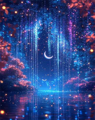 Diamond Painting Lake, Diamond Painting Erwachsene Landscape, DIY Diamantmalerei Basteln, Alle Bohrer Wasserbohrer Edelsteine Kunstwerke Mosaikherstellung, als Familienwand Dekoration 80x110cm T-72 Diamond Painting Lake, Diamond Painting Erwachsene Landscape, DIY Diamantmalerei Basteln, Alle Bohrer Wasserbohrer Edelsteine Kunstwerke Mosaikherstellung, als Familienwand Dekoration 80x110cm T-72 von XUJYLXZA