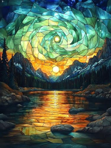 Diamond Painting Sonnenuntergang Diamond Painting Erwachsene Bilder Fantasie, Crystal Arts Mosaikherstellung Stickerei Kreuzstich Basteln Sets für Anfänger Kinder Geschenk Home Wand Décor 60x80cm Z-7 Diamond Painting Sonnenuntergang Diamond Painting Erwachsene Bilder Fantasie, Crystal Arts Mosaikherstellung Stickerei Kreuzstich Basteln Sets für Anfänger Kinder Geschenk Home Wand Décor 60x80cm Z-7 von XUJYLXZA