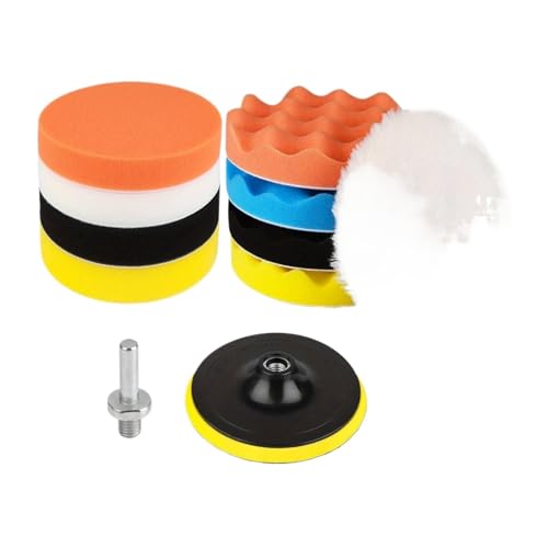 11-teiliges Set, 3-Zoll-Polierpads, Auto-Schaumstoff, Bohrschwamm, Woll-Polierpads, Auto-Pufferpolierer For Schleifen, Wachsen, Versiegeln Von Glasur 11-teiliges Set, 3-Zoll-Polierpads, Auto-Schaumstoff, Bohrschwamm, Woll-Polierpads, Auto-Pufferpolierer For Schleifen, Wachsen, Versiegeln Von Glasur von XUKQCVYC