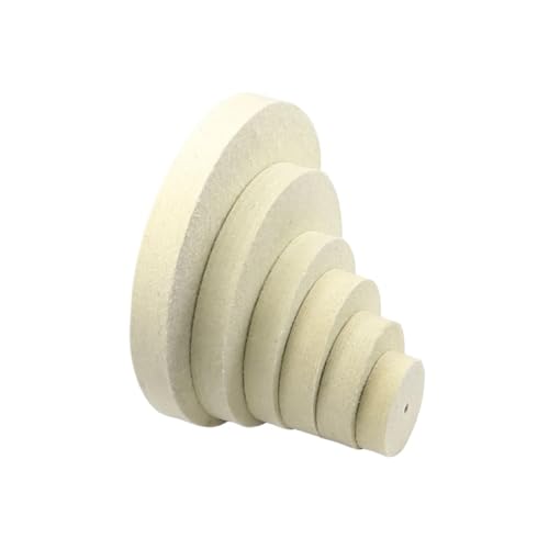 125-300 Mm * 25 Mm Wollfilz Polierscheibe Jade Metall Spiegel Oberfläche Finish Tischschleifer Werkzeug(10 inch 250mm) von XUKQCVYC