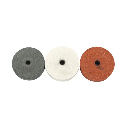 75 Mm 3 Zoll Schleifscheibe Polierpad Schleifscheibe Schleifstein For Metall Keramik Doppelschleifer Rotationskompatibel For Dremel-Werkzeug(3PCS) von XUKQCVYC
