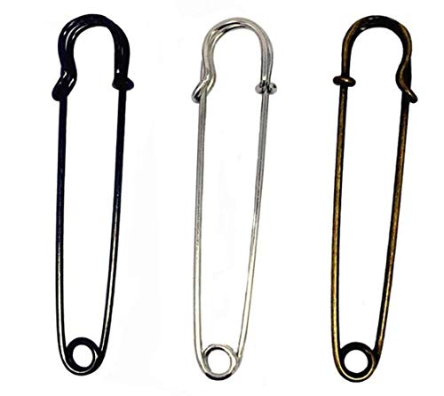 Sicherheitsnadeln, 10 cm, zufällige Farben, groß, galvanisiert, Legierung, Sicherheitsnadeln, Brosche, Schalschnalle, Clip, Schmuck, DIY-Zubehör für Kleidung, Verriegelung, Ornament, DIY, 6 Stück Sicherheitsnadeln, 10 cm, zufällige Farben, groß, galvanisiert, Legierung, Sicherheitsnadeln, Brosche, Schalschnalle, Clip, Schmuck, DIY-Zubehör für Kleidung, Verriegelung, Ornament, DIY, 6 Stück von XUMIN