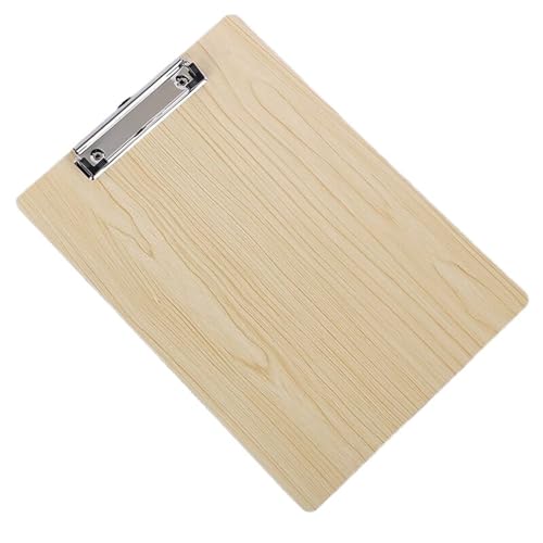 215 x 310 mm Holz-Schreibblock, Klemmbrett, Menü-Papierhalter, Klemmbrett, Datei, Dokument, Klemmbrett(2) von XUMKFJRE