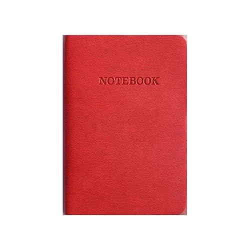 XUMKFJRE A7 Mini Notebook Tragbare Tasche Notizblock Memo Tagebuch Planer Agenda Organizer Büro Schule Schreibwaren(Red) von XUMKFJRE