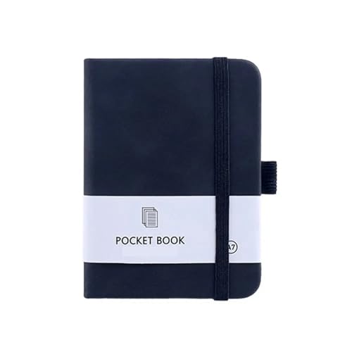 XUMKFJRE Mini A6/A7 Agenda Buch Tragbare Notebook Kreative Tasche Notizblock Zu Tun Liste Tagebuch Wöchentlich Planer Büro Schule Schreibwaren(Black-A7) von XUMKFJRE
