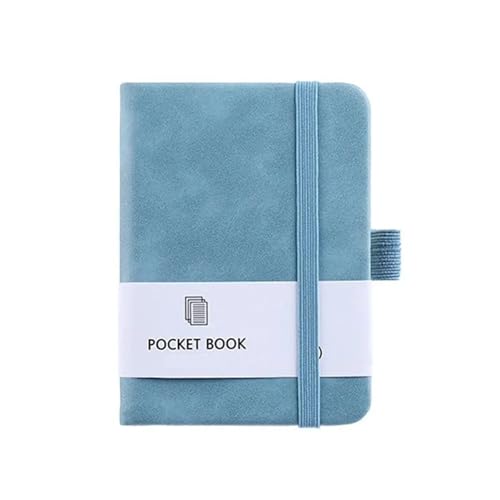 XUMKFJRE Mini A6/A7 Agenda Buch Tragbare Notebook Kreative Tasche Notizblock Zu Tun Liste Tagebuch Wöchentlich Planer Büro Schule Schreibwaren(Blue-A7) von XUMKFJRE