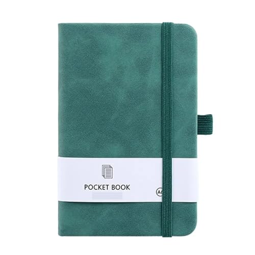 XUMKFJRE Mini A6/A7 Agenda Buch Tragbare Notebook Kreative Tasche Notizblock Zu Tun Liste Tagebuch Wöchentlich Planer Büro Schule Schreibwaren(Dark Green-A6) von XUMKFJRE