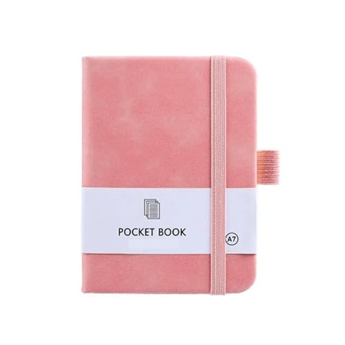XUMKFJRE Mini A6/A7 Agenda Buch Tragbare Notebook Kreative Tasche Notizblock Zu Tun Liste Tagebuch Wöchentlich Planer Büro Schule Schreibwaren(Pink-A7) von XUMKFJRE