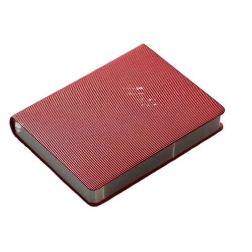 XUMKFJRE Notizbücher A6 360P liniert/leere Seite Tagebuch Planer Journal Notizblock Schreibwaren Büro Schulbedarf Bullet Sketch Agenda(Red,Blank Page) von XUMKFJRE