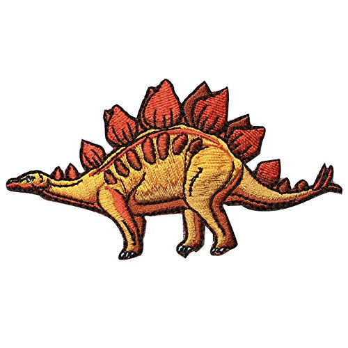 XUNHUI Stegosaurus bestickt Flicken Tier Dinosaurier Aufnäher Patch 1 Stück von XUNHUI
