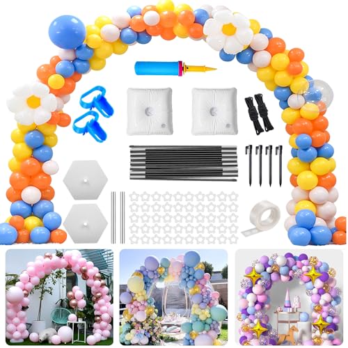 XUNIVERS Ballonbogen-Kit,Ballonbogen-Set,Ballon Girlande mit Basis,Hochzeitsbogen,Einstellbare Luftballon Bogen, Party Dekoration Ballonbogen für Geburtstag Hochzeit Weihnachten Dekoration von XUNIVERS