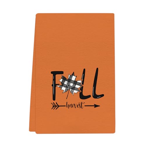 XUNPENG Halloween Urlaub Geschenk Handtücher, Küchentücher, Wiederverwendbare Küche Geschirrtücher - Ultra absorbierende Geschirrtücher für Geschirrspüler 26 * 17,7 Zoll / 5 PCS (JRMJ-43,5 PCS) von XUNPENG