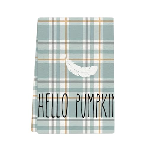 XUNPENG Halloween Urlaub Geschenk Handtücher, Küchentücher, Wiederverwendbare Küche Geschirrtücher - Ultra absorbierende Geschirrtücher für Geschirrspüler 26 * 17,7 Zoll / 5 PCS (JRMJ-47,5 PCS) von XUNPENG