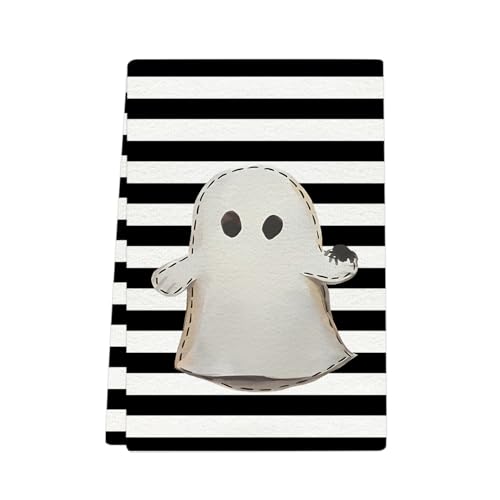 XUNPENG Halloween Urlaub Geschenk Handtücher, Küchentücher, Wiederverwendbare Küche Geschirrtücher - Ultra absorbierende Geschirrtücher für Geschirrspüler 26 * 17,7 Zoll / 5 PCS (JRMJ-56,5 PCS) von XUNPENG