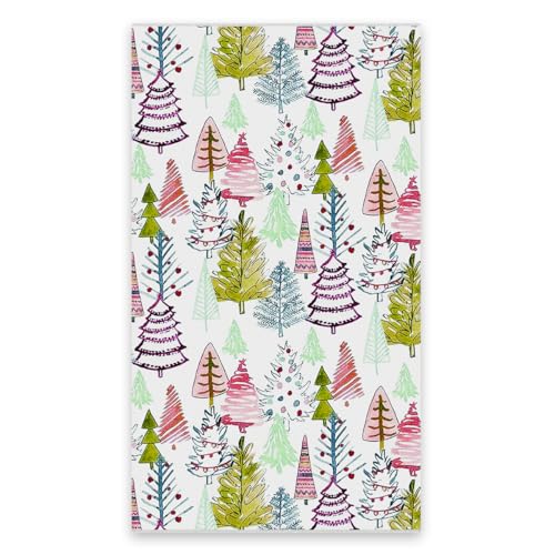 XUNPENG Halloween Urlaub Geschenk Handtücher, Küchentücher, Wiederverwendbare Küche Geschirrtücher - Ultra absorbierende Geschirrtücher für Geschirrspüler 26 * 17,7 Zoll / 5 PCS (SDMJ-07-2,5 PCS) von XUNPENG