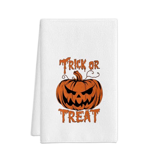 XUNPENG Halloween Urlaub Geschenk Handtücher, Küchentücher, Wiederverwendbare Küche Geschirrtücher - Ultra absorbierende Geschirrtücher für Geschirrspüler 26 * 17,7 Zoll / 5 PCS (WSJMJ-10,5 PCS) von XUNPENG