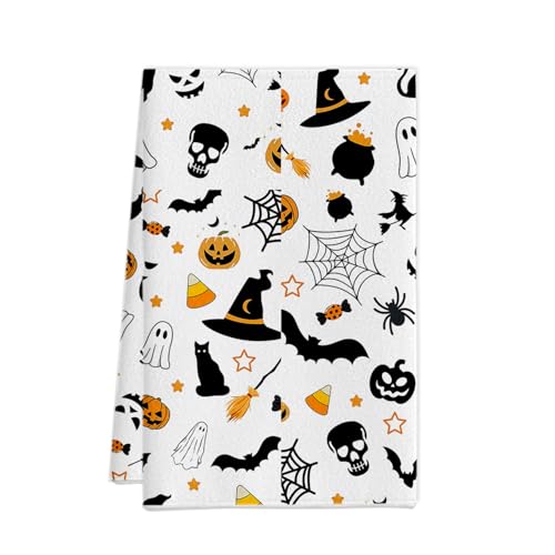 XUNPENG Halloween Urlaub Geschenk Handtücher, Küchentücher, Wiederverwendbare Küche Geschirrtücher - Ultra absorbierende Geschirrtücher für Geschirrspüler 26 * 17,7 Zoll / 5 PCS (WSJMJ-35,5 PCS) XUNPENG Halloween Urlaub Geschenk Handtücher, Küchentücher, Wiederverwendbare Küche Geschirrtücher - Ultra absorbierende Geschirrtücher für Geschirrspüler 26 * 17,7 Zoll / 5 PCS (WSJMJ-35,5 PCS) von XUNPENG
