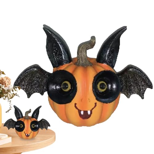XUQEAYWD Halloween Kürbis Deko,Gruselige Kürbis Figur - Grusel Halloween Deko Für Party Garten Und Zuhause von XUQEAYWD