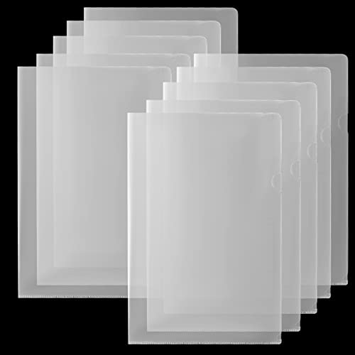 Transparente Projekttaschenhüllen in Rechtsgröße, 22,9 x 37,8 cm, L-Typ, Kunststoff-Ordner, Projekthüllen, Projekthüllen, für Zuhause, Schule, Büro, 12 Stück Transparente Projekttaschenhüllen in Rechtsgröße, 22,9 x 37,8 cm, L-Typ, Kunststoff-Ordner, Projekthüllen, Projekthüllen, für Zuhause, Schule, Büro, 12 Stück von XUWAIDSGN