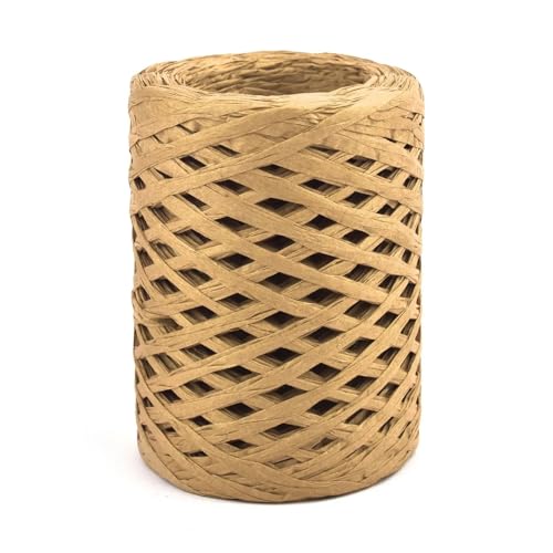 Raffiaband 6 Rollen 100,0 m Bastpapierbandgarn Handgefertigtes Handwerk Farbe Gestricktes Seil Passend for Party Heimdekoration Requisiten DIY Geschenkverpackungsbedarf Für Dekoration Weben Florist(Br Raffiaband 6 Rollen 100,0 m Bastpapierbandgarn Handgefertigtes Handwerk Farbe Gestricktes Seil Passend for Party Heimdekoration Requisiten DIY Geschenkverpackungsbedarf Für Dekoration Weben Florist(Br von XUWEWI
