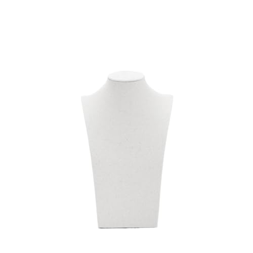 XUWEWI Halskettenständer Halsketten-Display, Büstenständer, Anhänger, Ring, Fingerhalter, Schaufensterpuppen, Schmuckaussteller, Schmuck-Organizer(17x25.5cm) von XUWEWI