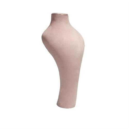 XUWEWI Halskettenständer Luxuly Schmuckständer for Halskette, Schaufensterpuppe, Büste, Anhänger, Schaufenster, Requisiten(Pink) von XUWEWI