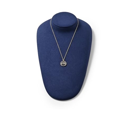 XUWEWI Halskettenständer Porträt Halskette Display Anhänger Organizer Schmuck Ständer Mannequin Büste Fenster(Blue) von XUWEWI