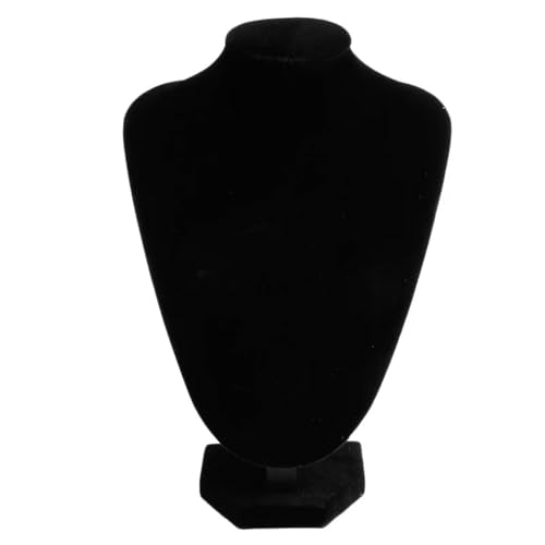XUWEWI Halskettenständer Samt Halskette Anhänger Kette Schmuck Büste Display Halter Stehen Modell Organizer for Home Organisation von XUWEWI