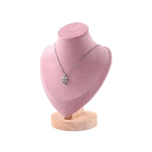 XUWEWI Halskettenständer Samt Schmuck Halskette Modell Büste Show Aussteller Display Anhänger Mannequin Stand Organizer(S) von XUWEWI