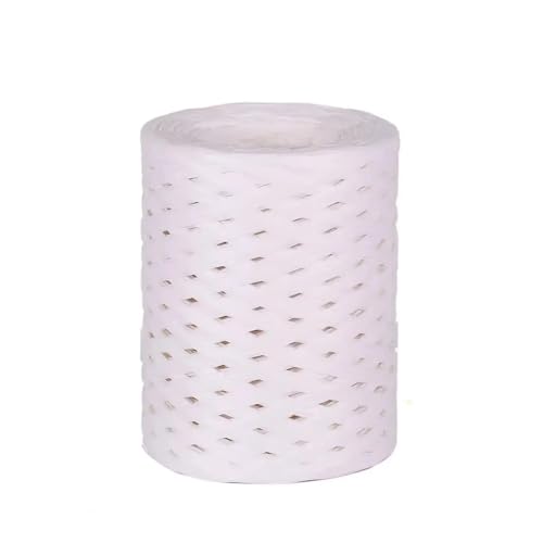 XUWEWI Raffiaband 3 stücke 100g Natürliche Bast Stroh Garn Papier Band Garn for DIY Handgemachte Sonnenhut Strand Tasche Hause Dekoration Für Dekoration Weben Florist(White) von XUWEWI