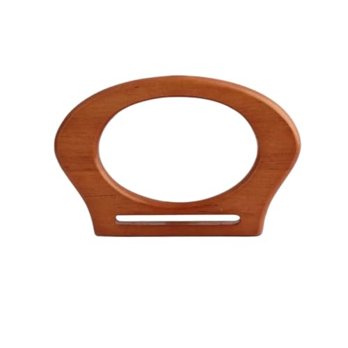 XUWEWI Taschengriffe Holz 4 Stück D-förmige Holz-Taschengriffe, DIY-Riemenrahmen, Ersatz for Handtaschen, Tragegriffe, Geldbörsen, Taschengurte, Holztaschengriffe, Zubehör(Style2) von XUWEWI