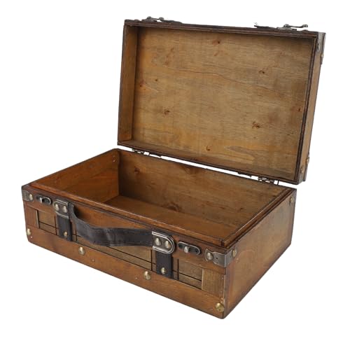 XUXHOU Destgierte Holzkiste Vintage Handtasche für Kleidung Spielzeug Foto -Requisite für Wohnkultur (#1) von XUXHOU
